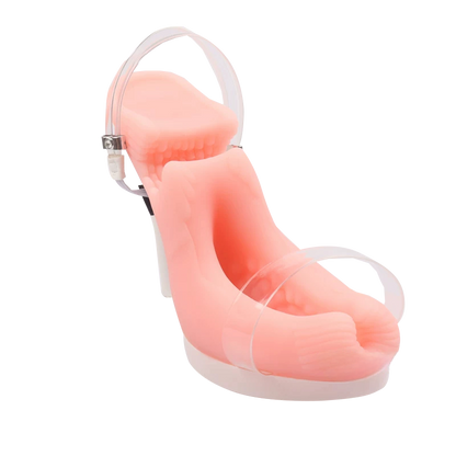Stiletto High Heel Footjob Dual-Channel Masturbation Cup