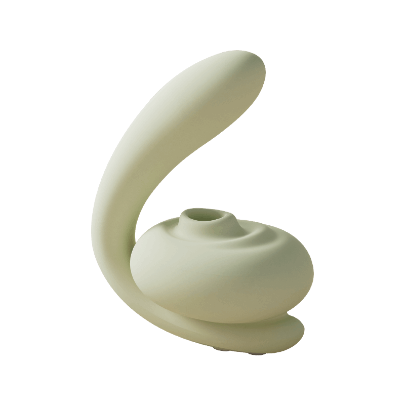 2-in-1-Klitoris-Saugvibrator für doppeltes Vergnügen 