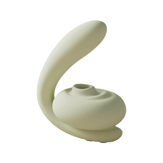 2-in-1-Klitoris-Saugvibrator für doppeltes Vergnügen 