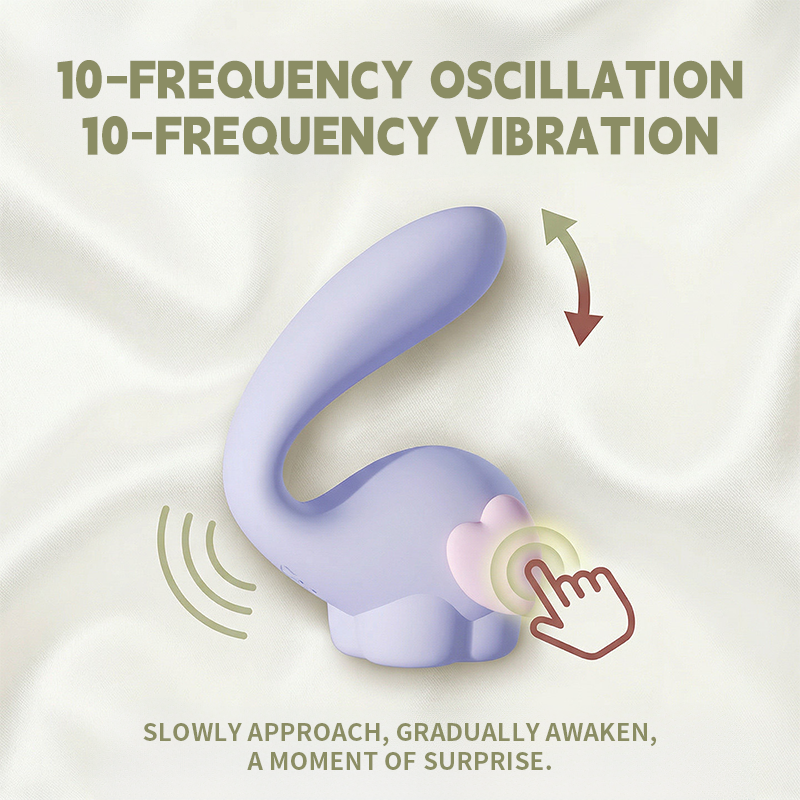 Funful easing Bean Elephant Swinging & Vibrating Dual-Stimulation Toy