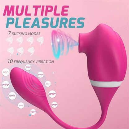 Sucking and Vibration Mini Bullet Egg