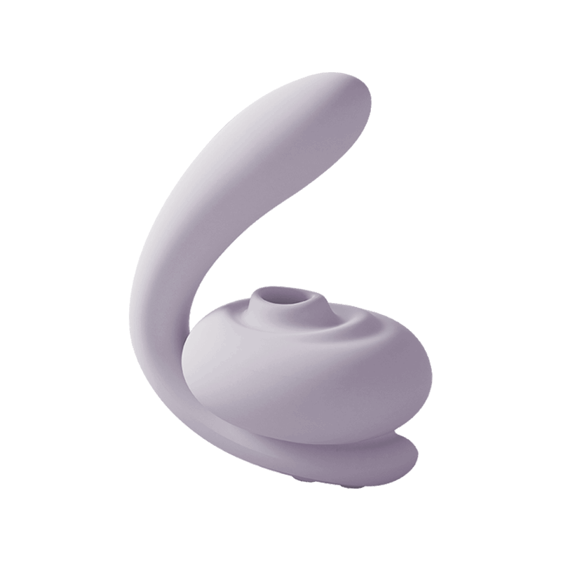 2-in-1-Klitoris-Saugvibrator für doppeltes Vergnügen 