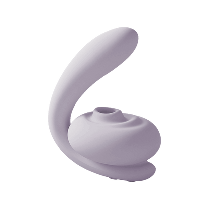 2-in-1-Klitoris-Saugvibrator für doppeltes Vergnügen 