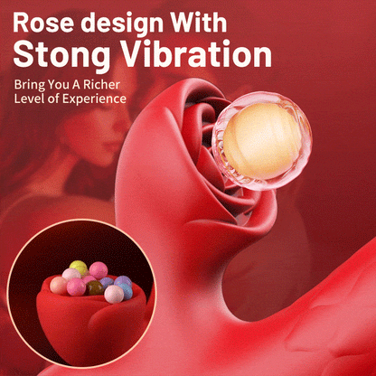 Rose 7 Thrusting Wiggling Clit Stimulator G-spot Vibrator