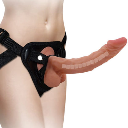 مقاس كبير Tsn Keel Flesible Wearable Panty Dildo