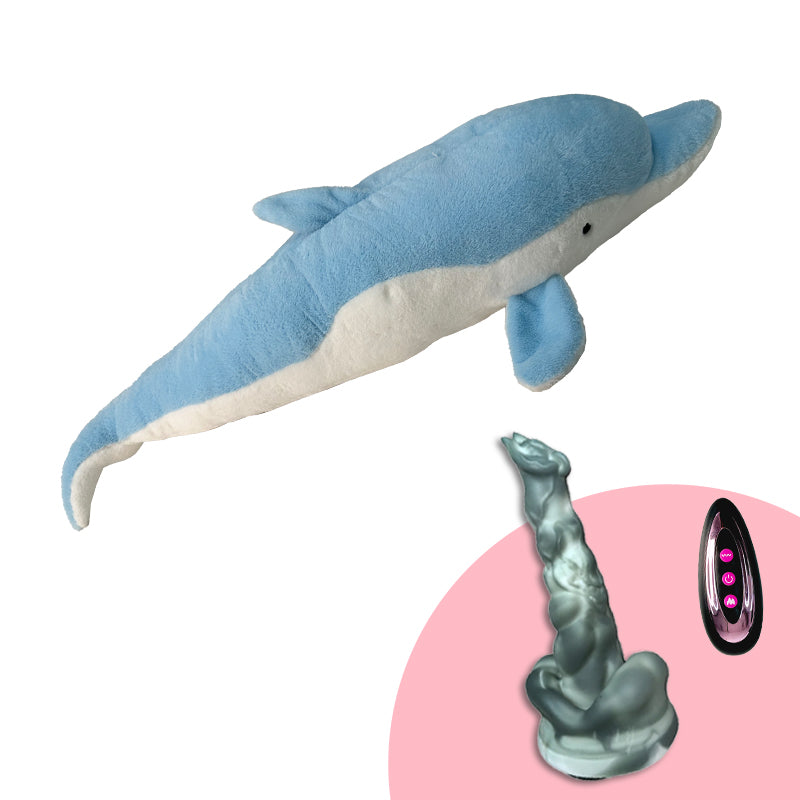 Plush Dildo Machine Thrusting Licking Dildo Machine Sex Toy With Remote Control