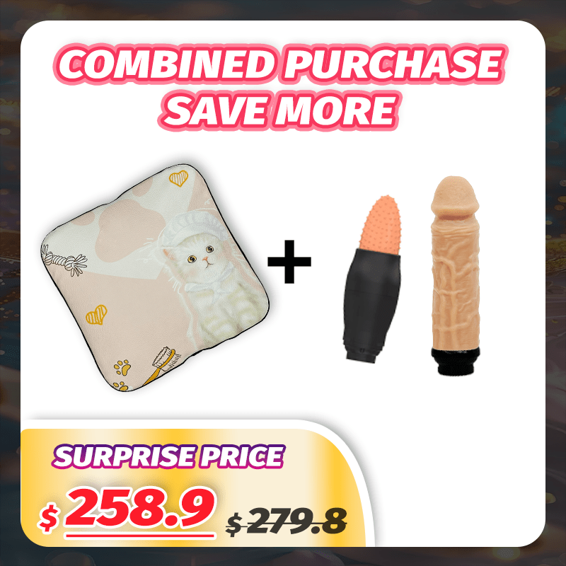 [Bundle Sale] Infinity Pillow Dildo Machine and Accessories Set