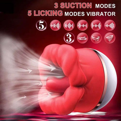 [Bundle Sale] Rose Big-Mouth Vibrator Set