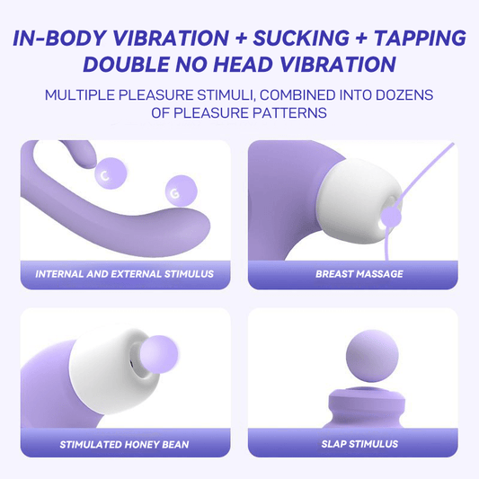 Hammer Saugvibrator Orgasmus Multifunktionaler weiblicher Masturbator