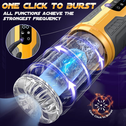[Bundle Sale]  Save $7.99 - 3 - in - 1 Male Msturbator & Pleasure Pump