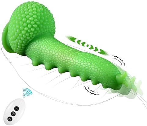 9.06in Thrusting Monster Snail Dildo Vibrator with 3 Thrusting & 9 Vibrating Modes