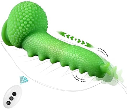 9.06in Thrusting Monster Snail Dildo Vibrator with 3 Thrusting & 9 Vibrating Modes