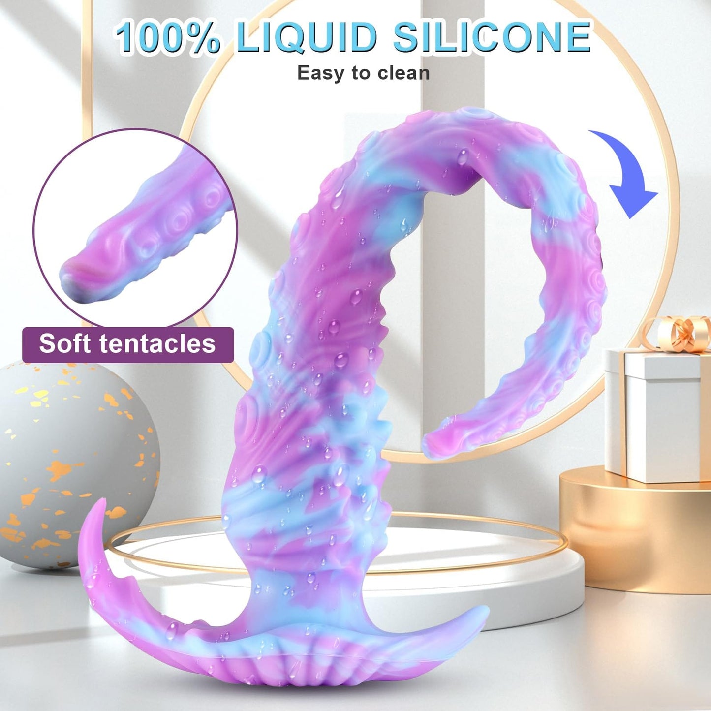 13,5 Zoll langer Dildo, riesiger Analplug, Monster Fantasy Knot Dildos
