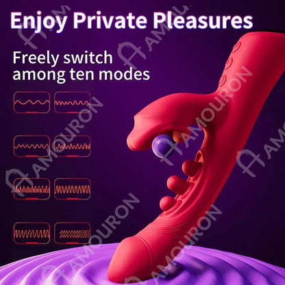 Rose Muncher Biting Mouth Tragbarer G-Punkt-Vibrator