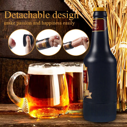 Männlicher Masturbator, erotisches Spielzeug, tragbare Bierflasche 