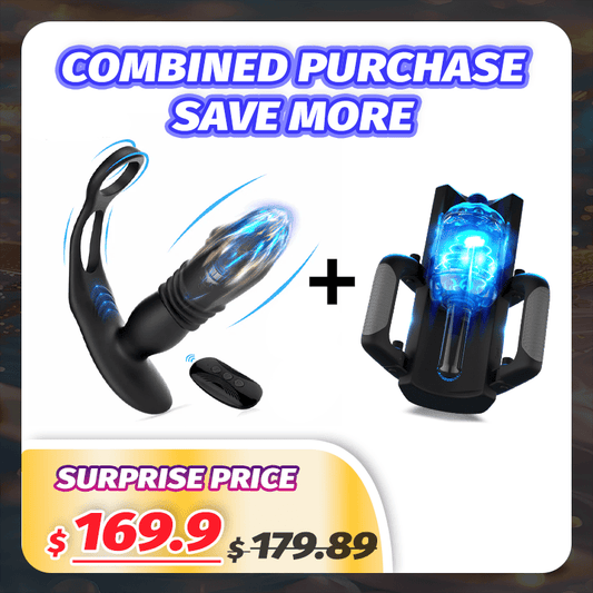 Cannon King Mini-Masturbator für Männer, Prostata-Massage-Set