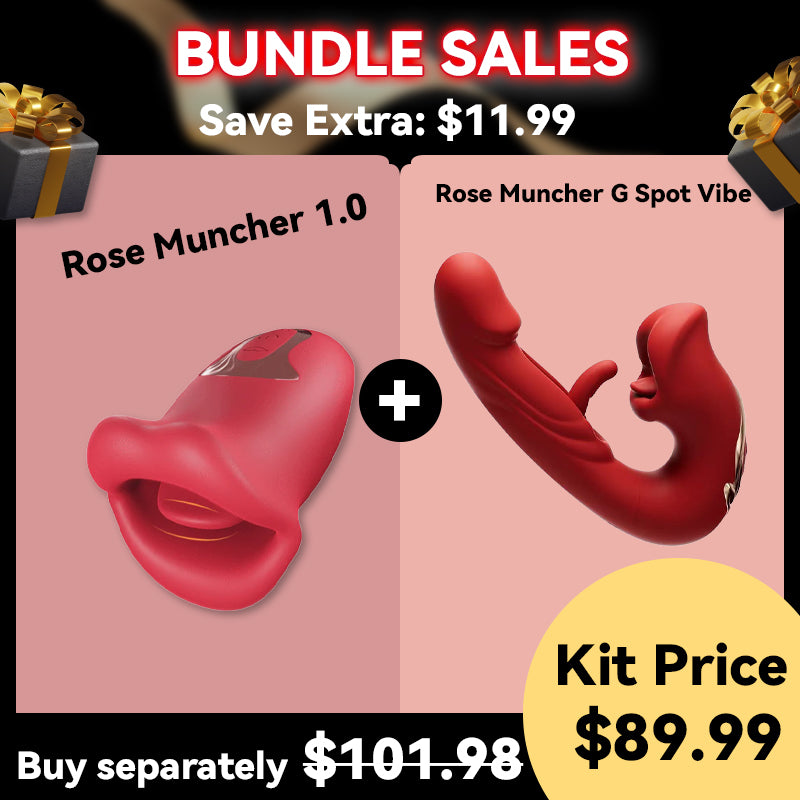 [Bundle Sale] Huge 11.76% Off - Rose Muncher Female Pleasure Kit