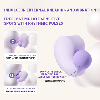 Squeeze Ball Dual-Zone Clitoral & U-Spot Vibrator