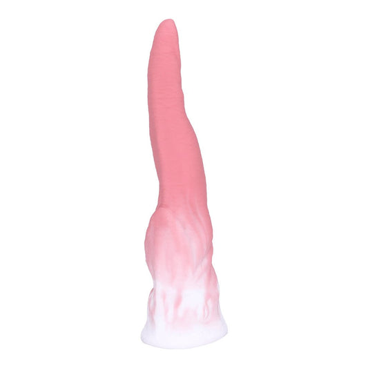 Gradual Pink 7,68 Zoll Monsterzunge Silikondildo 