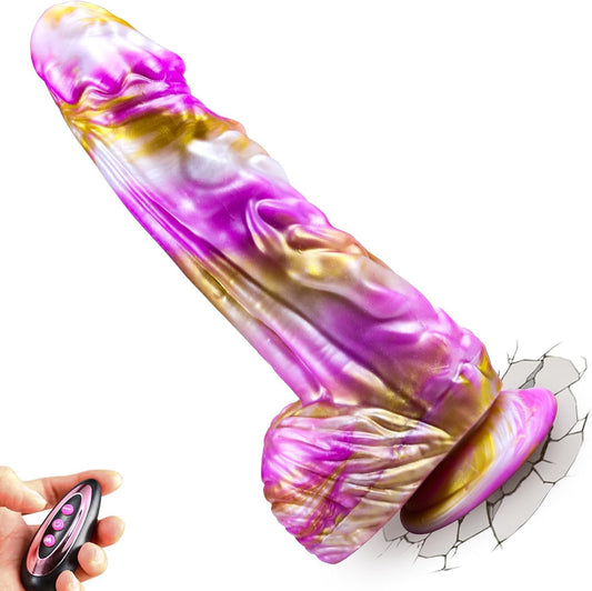 9 Zoll riesiger Monster Fantasy Dildo-Stoßvibrator