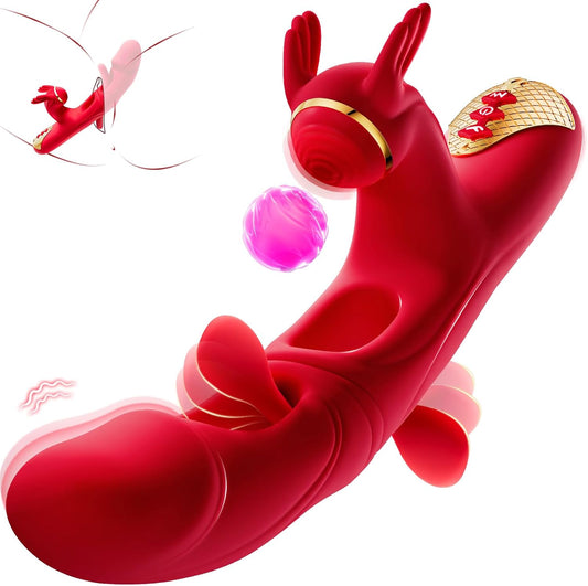 Angel 10 Tapping 7 Flapping Rabbit G-Punkt-Vibrator
