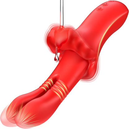 LipLuxe Mund-Klitorisvibrator mit stoßender G-Punkt-Vibrator