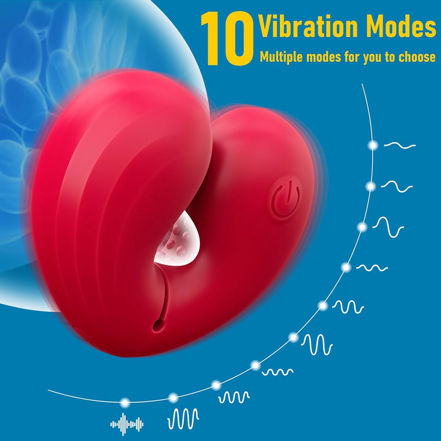 Nipple Toys Vibrator Sex Toys, 1 Pair BDSM Nipple Clamps Adult Toy with 10 Vibrating Modes for Clit Stimulator, Rose Toy for Women Couples Pleasure, Nipple Clips for Adult Play with Remote Control