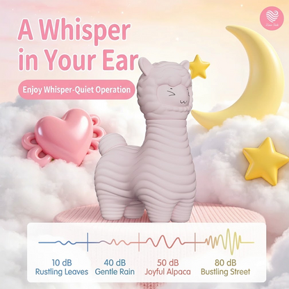 LOVETIDE XiMieMie Cute Alpaca Dual-Play Clitoral Suction & Vibrating Wand Set