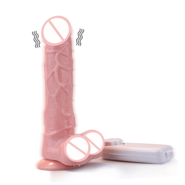 Realistischer dicker Dildo mit Saugnapf aus Silikon 
