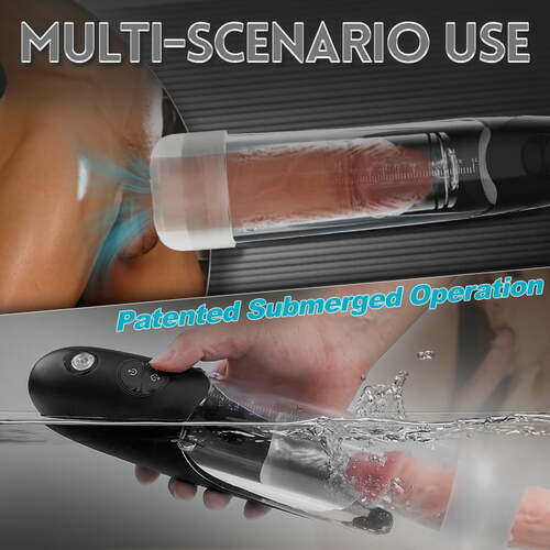 Male WaterSamurai Penispumpe und Octopus Penisvibrator-Set