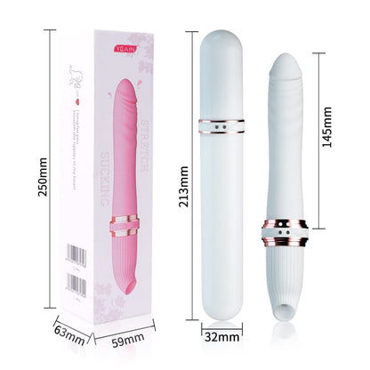 Telescoping Vibrator Female 10 Frequency Variable Sex Machine Clitoris Vibrador