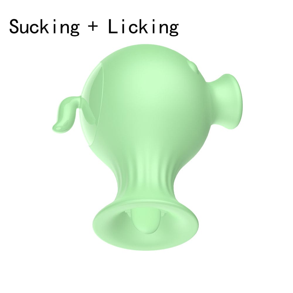 جهاز تحفيز لعق اللسان بسبع سرعات، جهاز اهتزاز مص البظر، جهاز شفط حلمة المهبل 