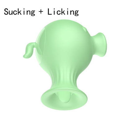 جهاز تحفيز لعق اللسان بسبع سرعات، جهاز اهتزاز مص البظر، جهاز شفط حلمة المهبل 