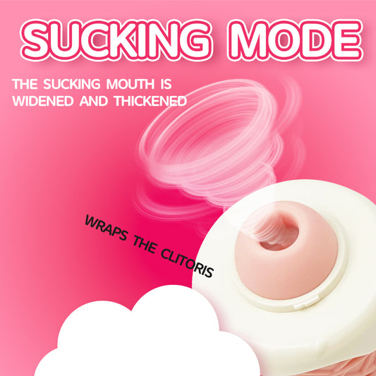 Peachy Bunny Ice Cream Cone Klitoris-Saug- und Heizvibrator