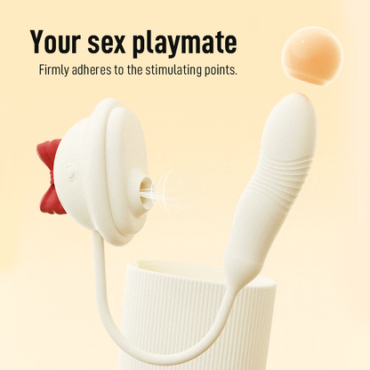 Bowknot Bonnet Dual-Stimulation Clitoral Suction & G-Spot Massager