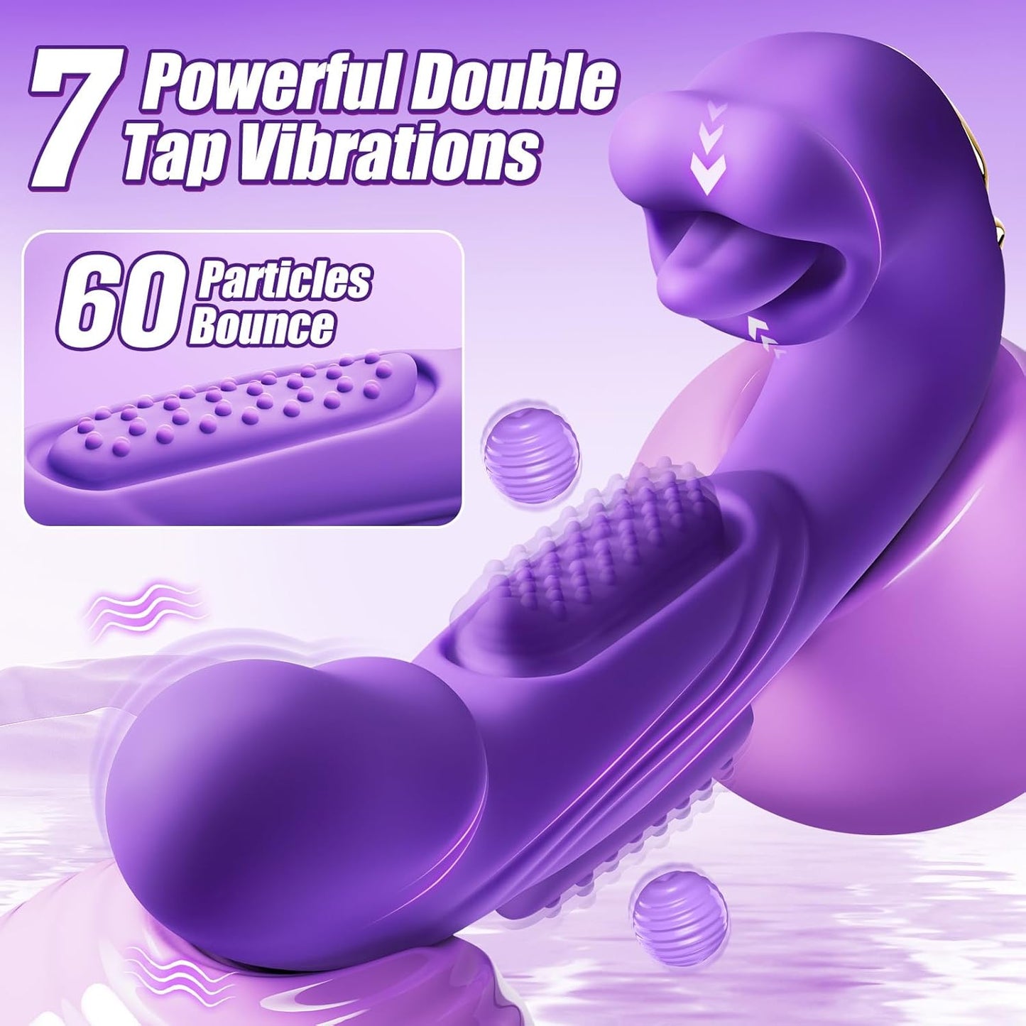 Rose Muncher Mundbeißendes Klopfen Ultimatives Vergnügen G-Punkt-Vibrator