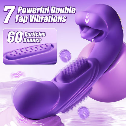 Rose Muncher Mundbeißendes Klopfen Ultimatives Vergnügen G-Punkt-Vibrator