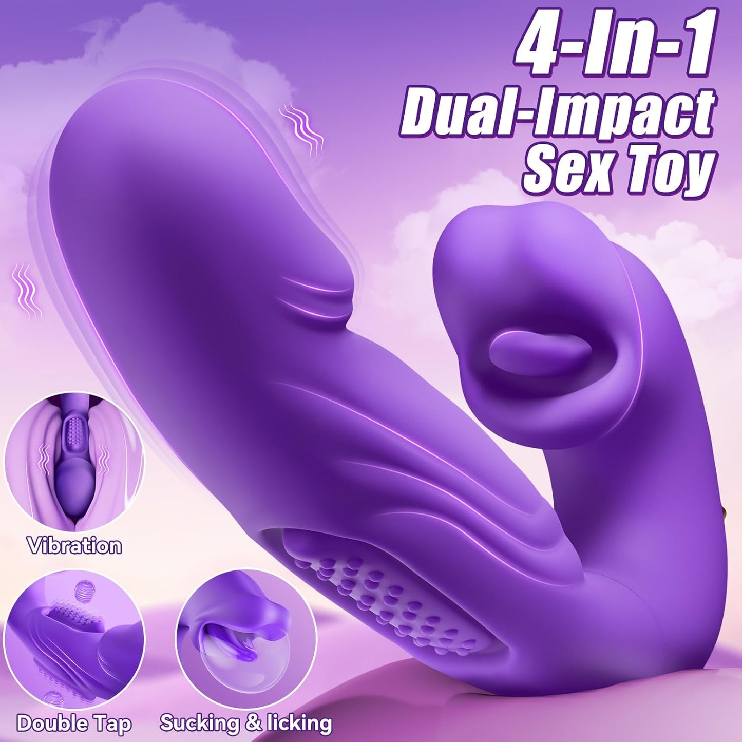 Rose Muncher Mundbeißendes Klopfen Ultimatives Vergnügen G-Punkt-Vibrator