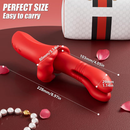 LipLuxe Mund-Klitorisvibrator mit stoßender G-Punkt-Vibrator