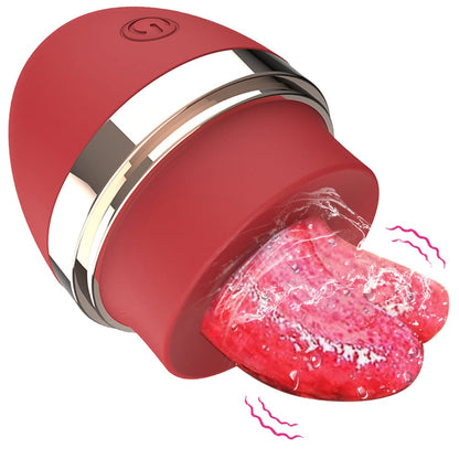 Licking tongue bouncing magnetic attraction egg skipping