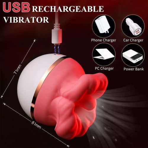 [Bundle Sale] Rose Big-Mouth Vibrator Set