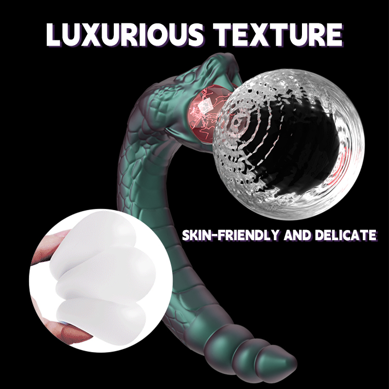 Blush Snake - shaped Vibrating  G SPpot Vibrator