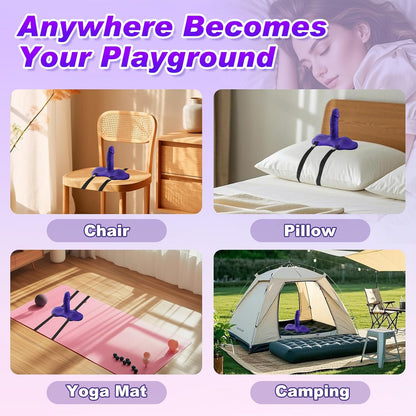 Strap On Riding Vibrator Thrusting G Spot Dildo