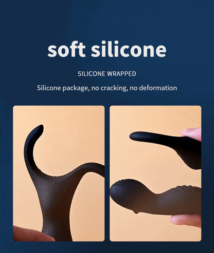 Anal Plug Pull Prostate Massager Wireless Remote Control Double Shock Sex Masturbator Adult Products