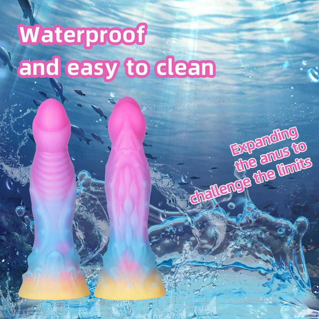 6,4 Zoll superweicher leuchtender Fantasy-Dildo