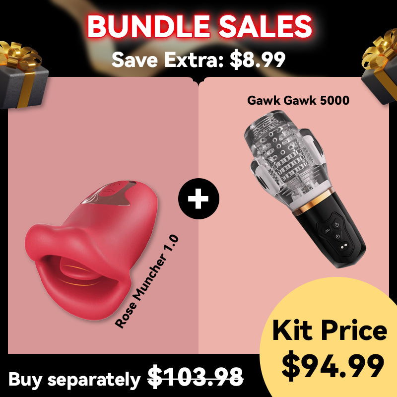 [Bundle Sale] Save $8.99! - Gawk Gawk 5000 Blowjob Stroker & Rose Muncher 1.0