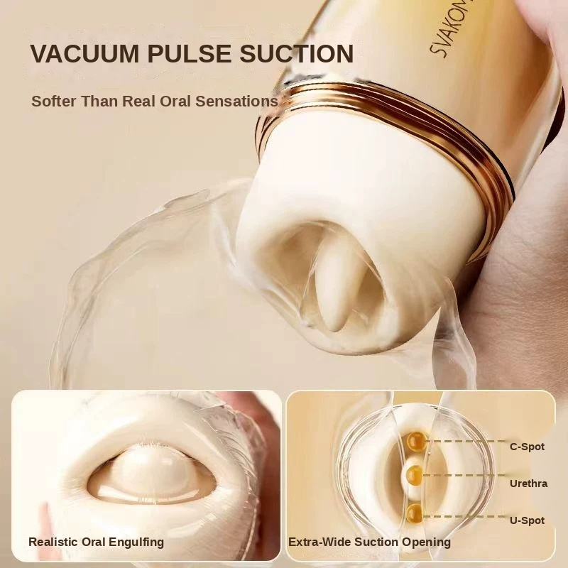 SVAKOM KouKouTian 360° Tongue Licking & Clitoral Suction Massager