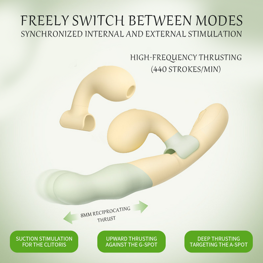 Osuga Orushing Modular 5-in-1 Suction Thrusting & Vibration Wand