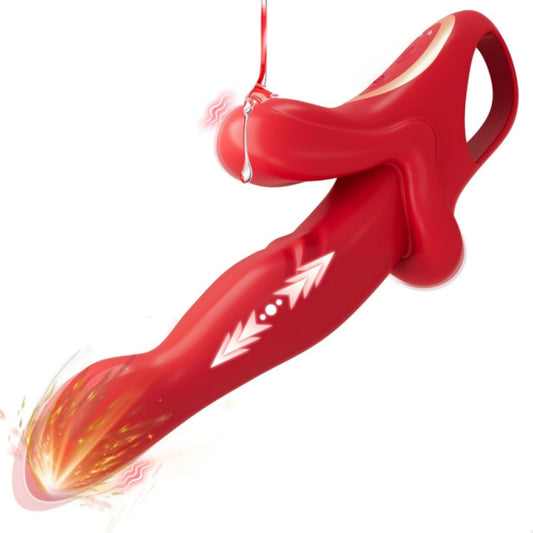 Alice 3-in-1-Rabbit-G-Punkt-Vibrator mit Stoßfunktion 