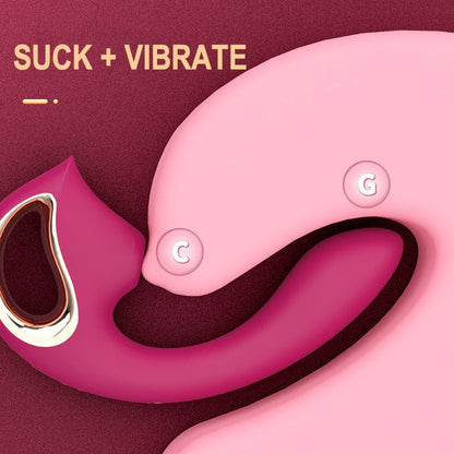 Fashion Masturbation G-spot Stick Sucking Vibrating Stick